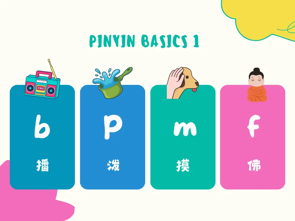 Luyện gõ chữ Hán - nhóm âm b p m f